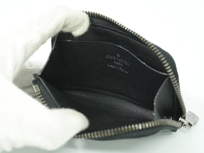 Louis Vuitton Eclipse Porte Monnaie Monogram Canvas, BLACK, CANVAS, Wallets