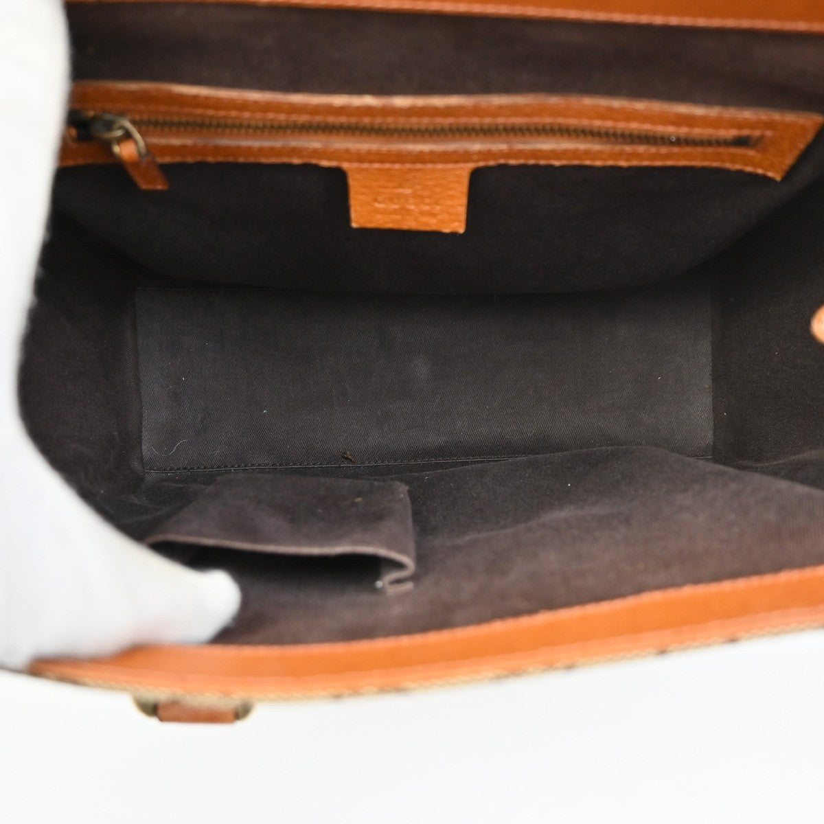 Gucci Nailhead Tote GG Canvas, BEIGE, CANVAS, Tote bag