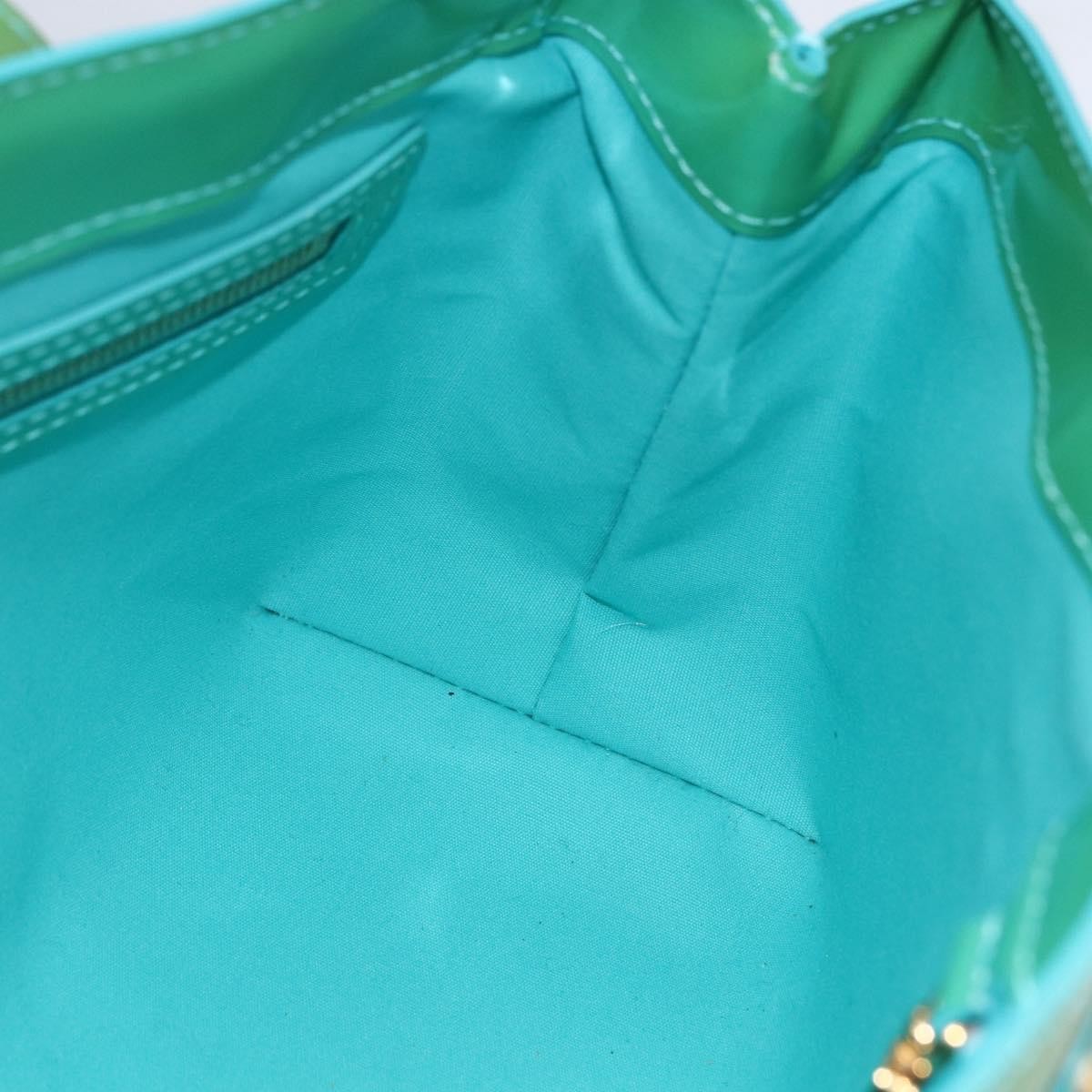 Louis Vuitton Wilshire Handbag Monogram Vernis, BLUE, PATENT_LEATHER, Handbag