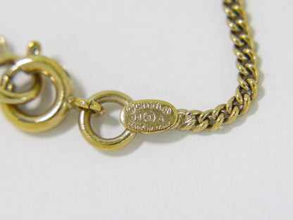 Chanel Rainbow CC Pendant Necklace Metal and Crystals, GOLD, GOLD_PLATED, Necklace