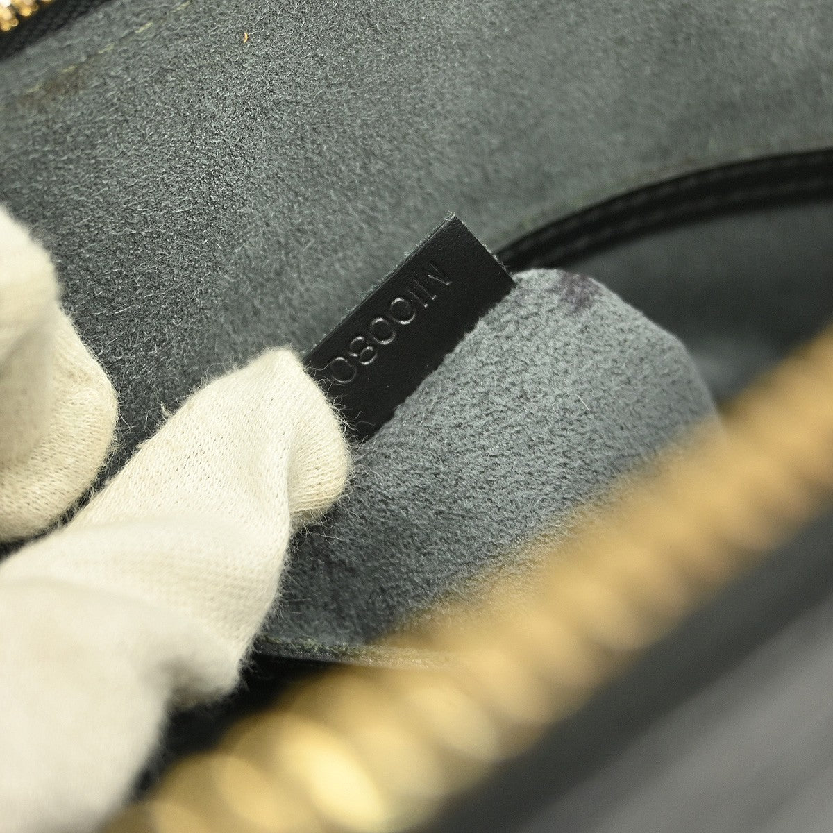 Louis Vuitton Alma Handbag Epi Leather, BLACK, LEATHER, Handbag