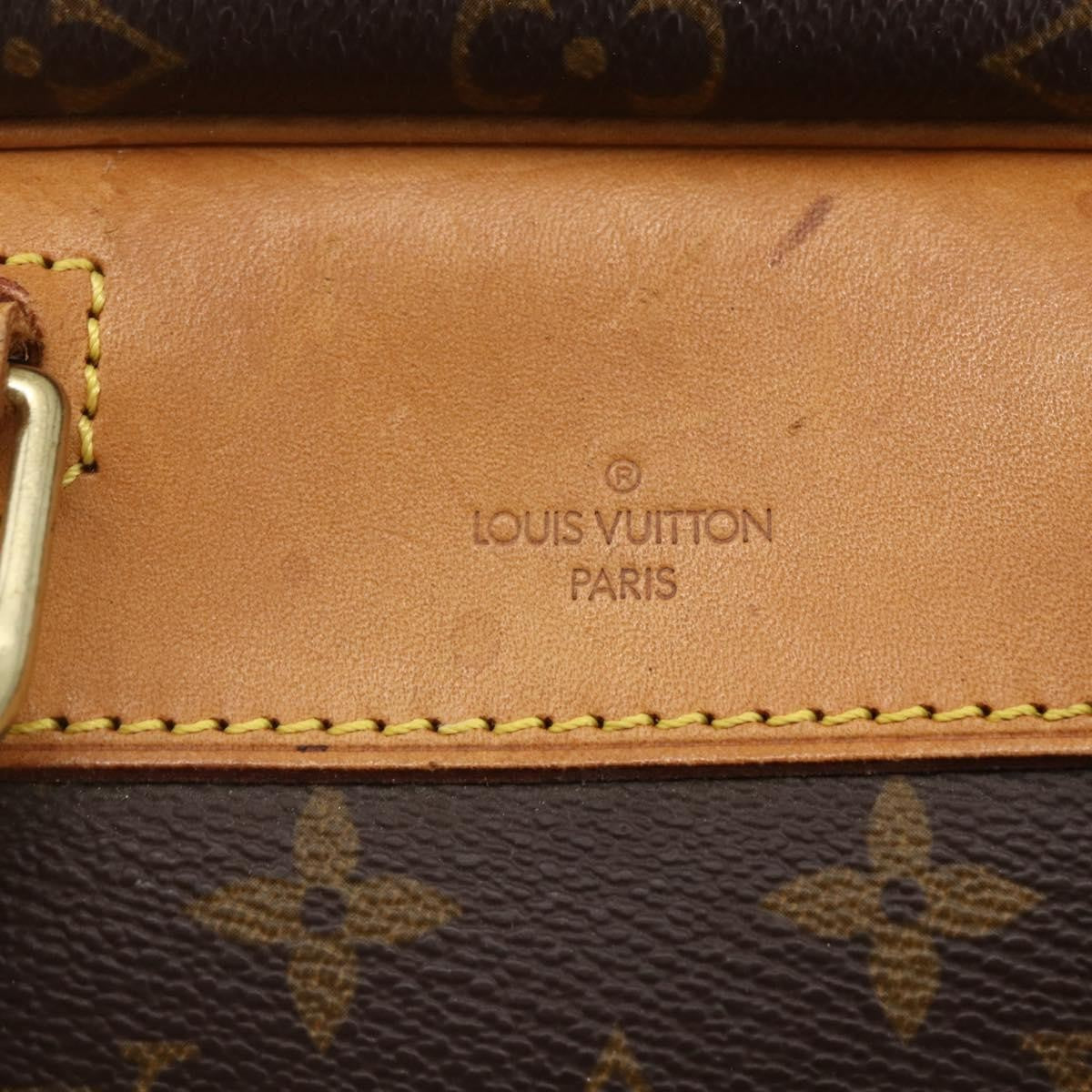 Louis Vuitton Deauville Handbag Monogram Canvas, BROWN, CANVAS, Handbag