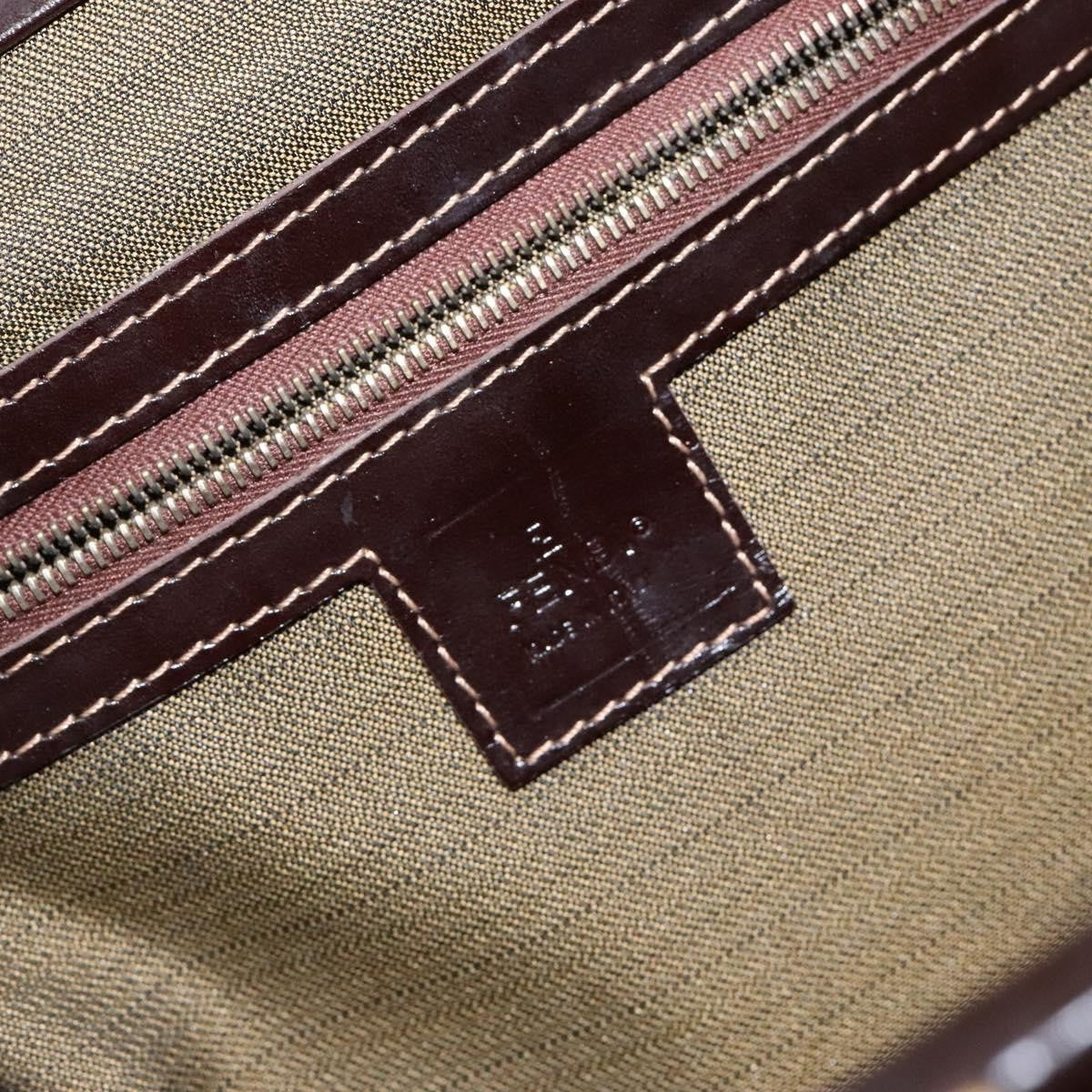 Fendi Vintage Zucca Zucca canvas, BROWN, CANVAS, Handbag