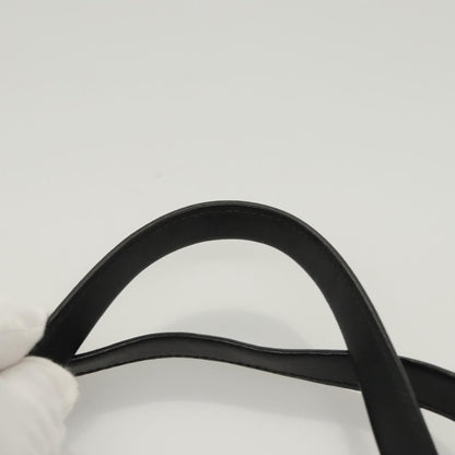 Celine Shoulder Bag Leather, BLACK, LEATHER, Shoulder bag