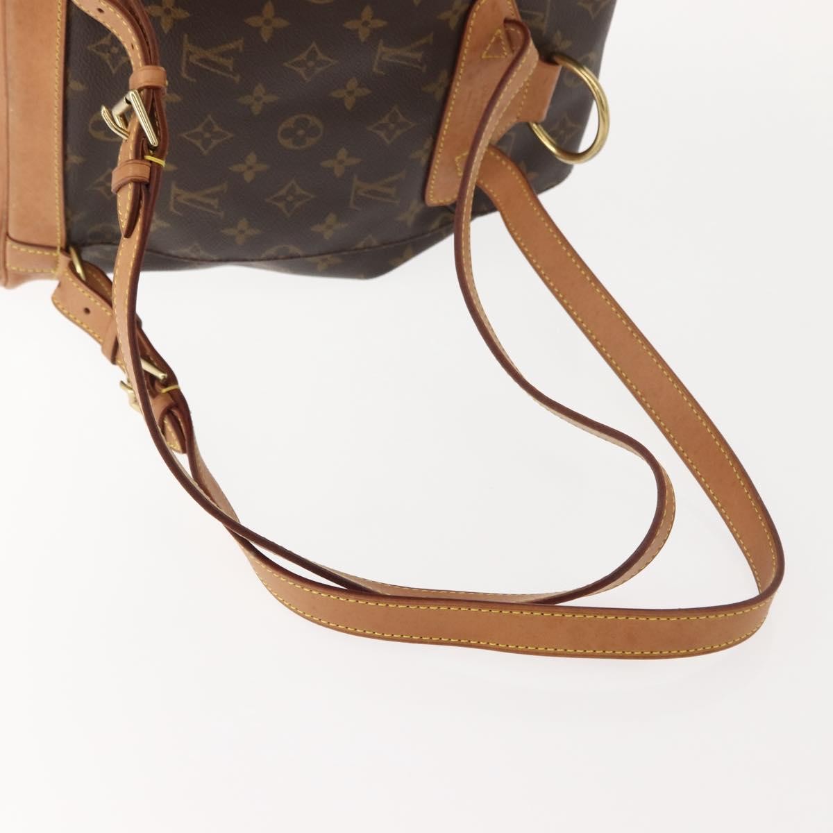 Louis Vuitton Vintage Montsouris Backpack Monogram Canvas, BROWN, CANVAS, Backpack