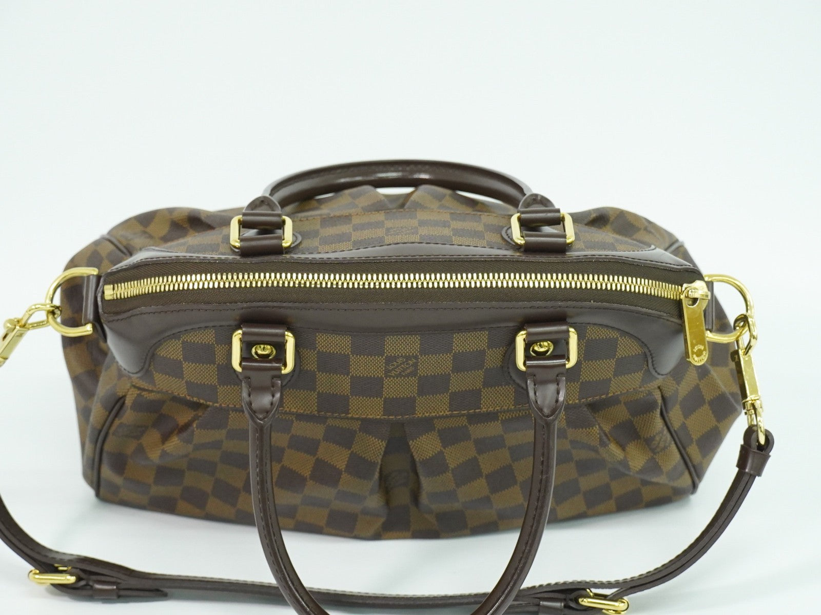 Louis Vuitton Trevi Handbag Damier, BROWN, CANVAS, Handbag