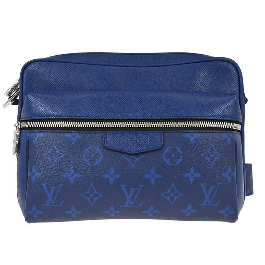 Louis Vuitton Outdoor BumBag Monogram Taigarama, Blue, Leather, Shoulder Bag