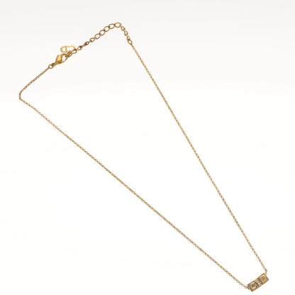 Christian Dior CD Pendant Necklace Gold-plated, GOLD, METAL, Necklace