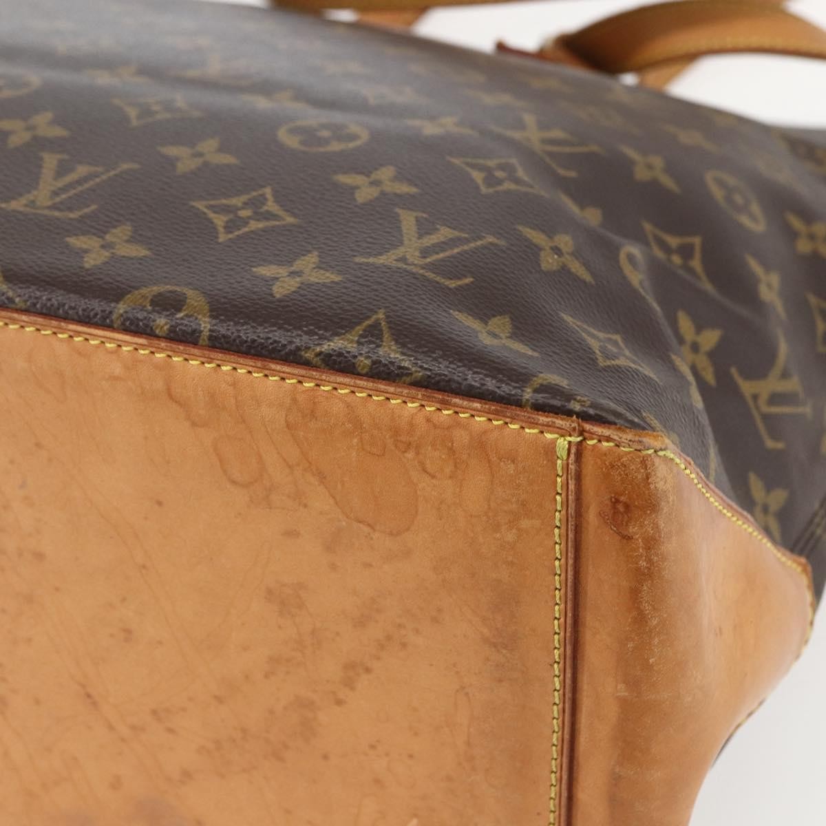Louis Vuitton Cabas Mezzo Monogram Canvas, BROWN, CANVAS, Tote bag