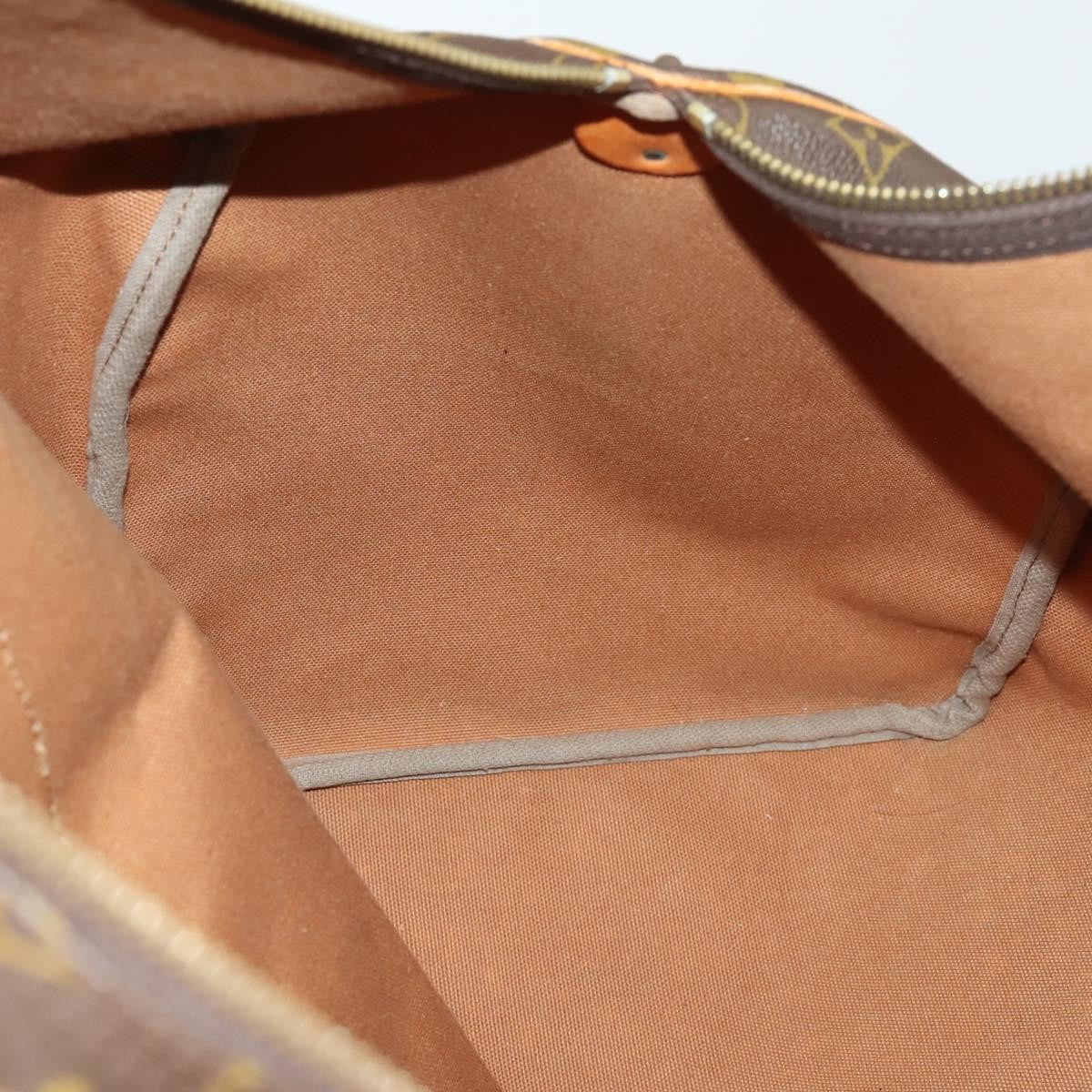 Louis Vuitton Keepall Bag Monogram Canvas, BROWN, CANVAS, Travel bag
