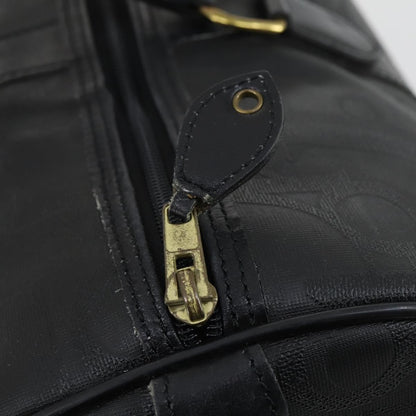 Christian Dior Vintage Trotter Boston Bag PVC, BLACK, PVC, Travel bag