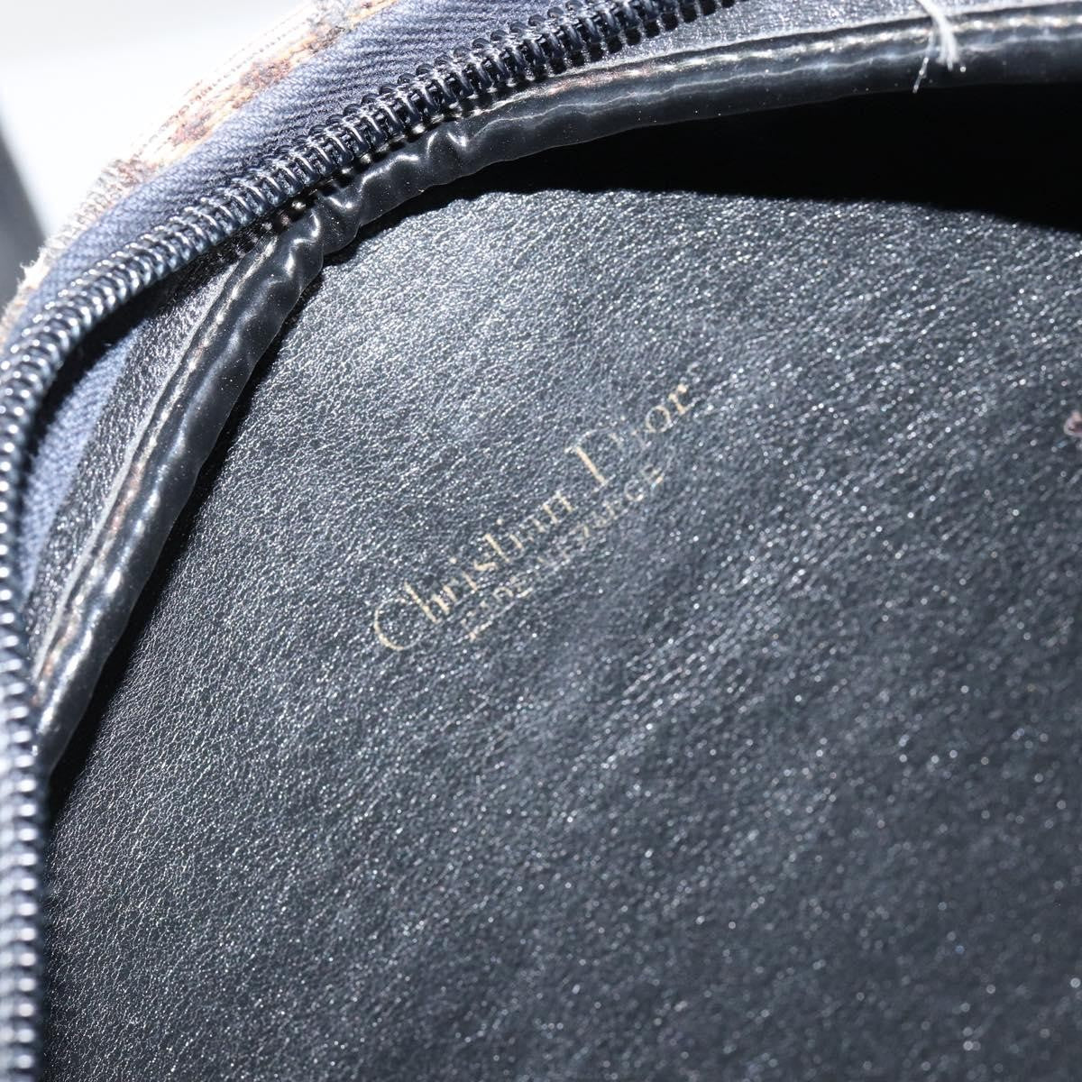 Christian Dior Vintage CD trotter Shoulder bag Canvas, BLACK, CANVAS, Shoulder bag