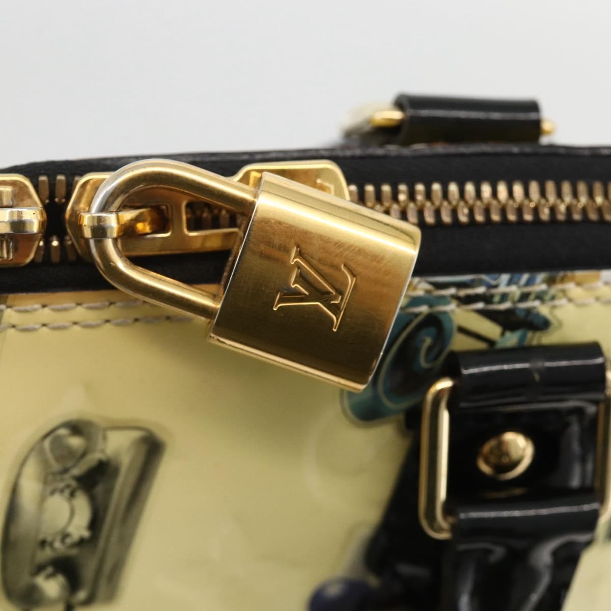 Louis Vuitton Alma Handbag Limited Edition Stickers Monogram Vernis, MULTICOLOUR, PATENT_LEATHER, Handbag