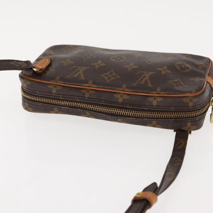 Louis Vuitton Pochette Marly Bandouliere Bag Monogram Canvas, BROWN, CANVAS, Shoulder bag