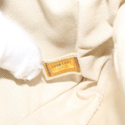 Chanel Cruise Flap Bag Quilted Canvas, ECRU, CANVAS, Clutche & pouche