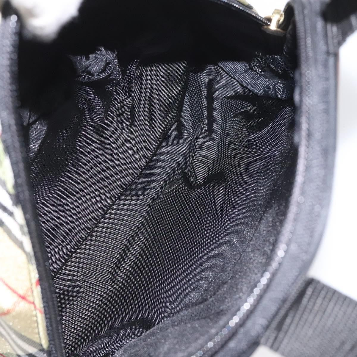 Burberry Nova Check Handbag Nylon, BROWN, NYLON, Handbag