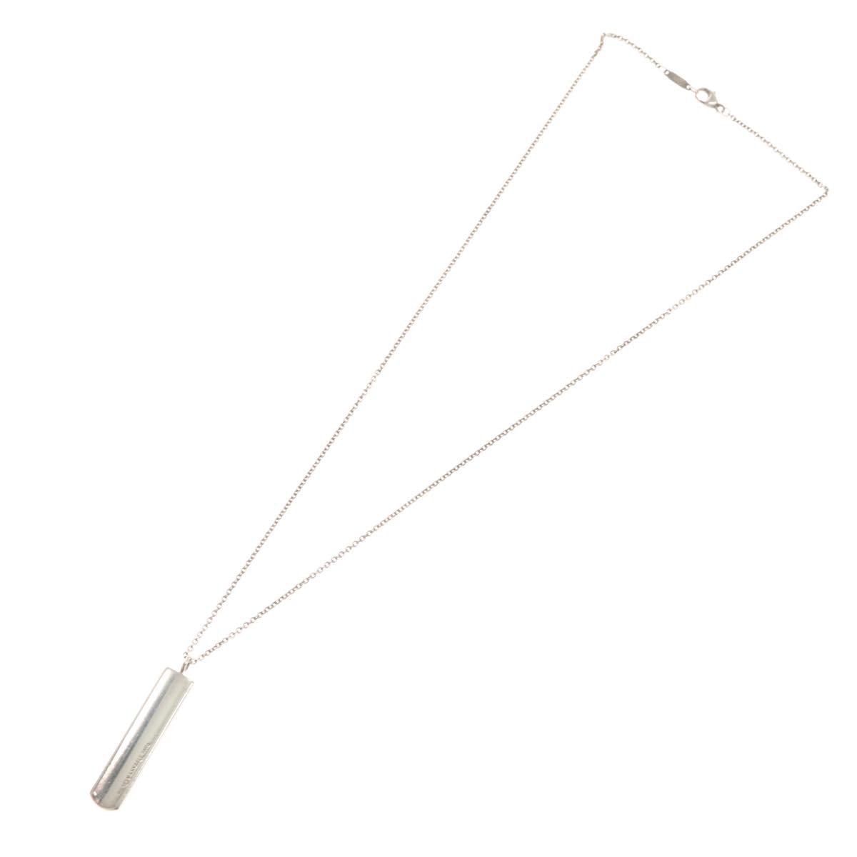 Tiffany & Co. Bar 1837 Pendant necklace Silver 925, SILVER, SILVER, Necklace