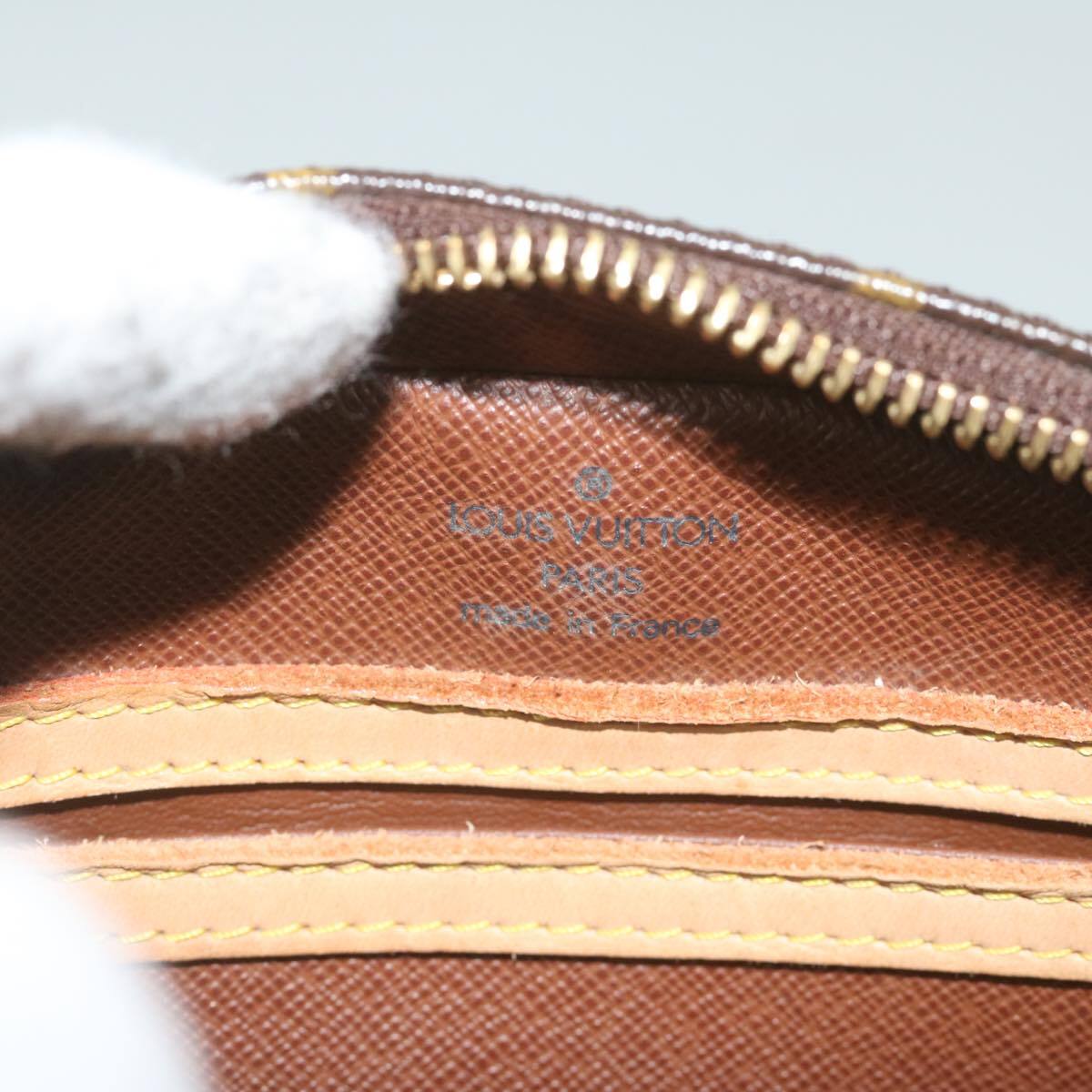 Louis Vuitton Blois Handbag Monogram Canvas, BROWN, CANVAS, Handbag