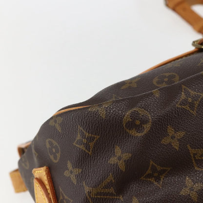 Louis Vuitton Saumur Handbag Monogram Canvas, BROWN, CANVAS, Shoulder bag
