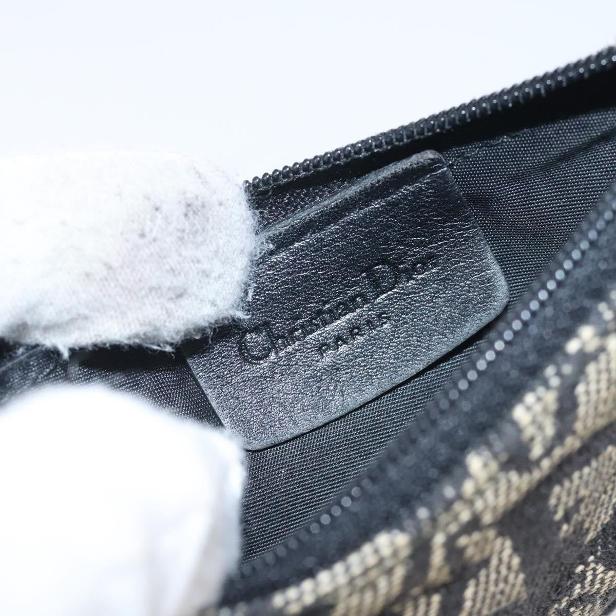 Christian Dior Saddle coin purse Trotter canvas, BLACK, CANVAS, Wallets