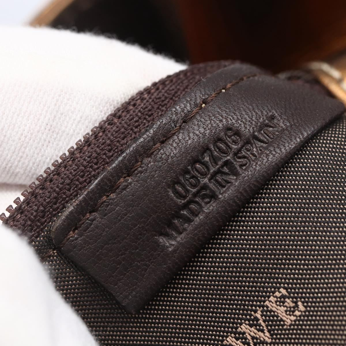 Loewe Vintage Anagram Tote Leather, METALLIC, LEATHER, Tote bag