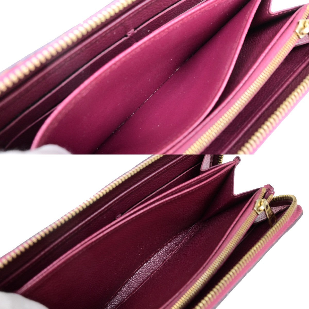 Louis Vuitton Portefeuille zippy Monogramme Empreinte Monogramme Empreinte, PURPLE, LEATHER, Wallets