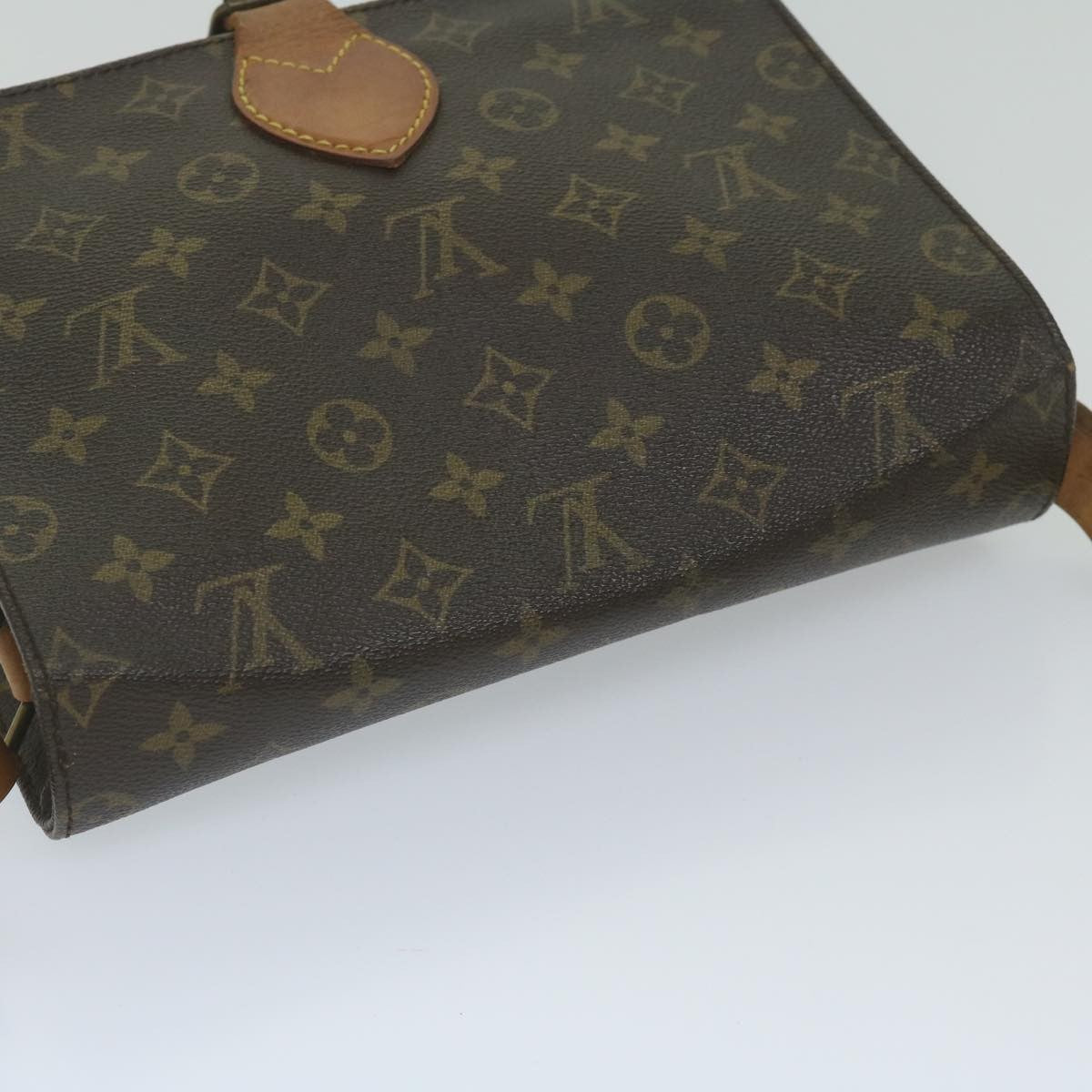 Louis Vuitton Cartouchiere Handbag Monogram Canvas, BROWN, CANVAS, Handbag