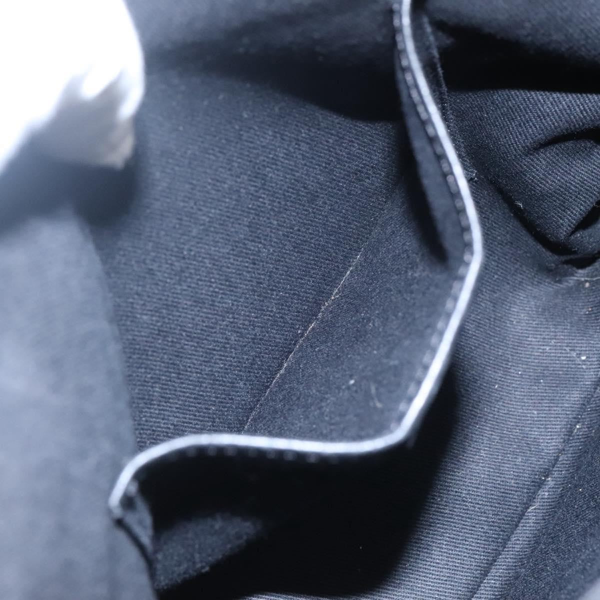 Celine Macadam Handbag Macadam with leather, BLACK, CANVAS, Handbag