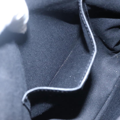 Celine Macadam Handbag Macadam with leather, BLACK, CANVAS, Handbag