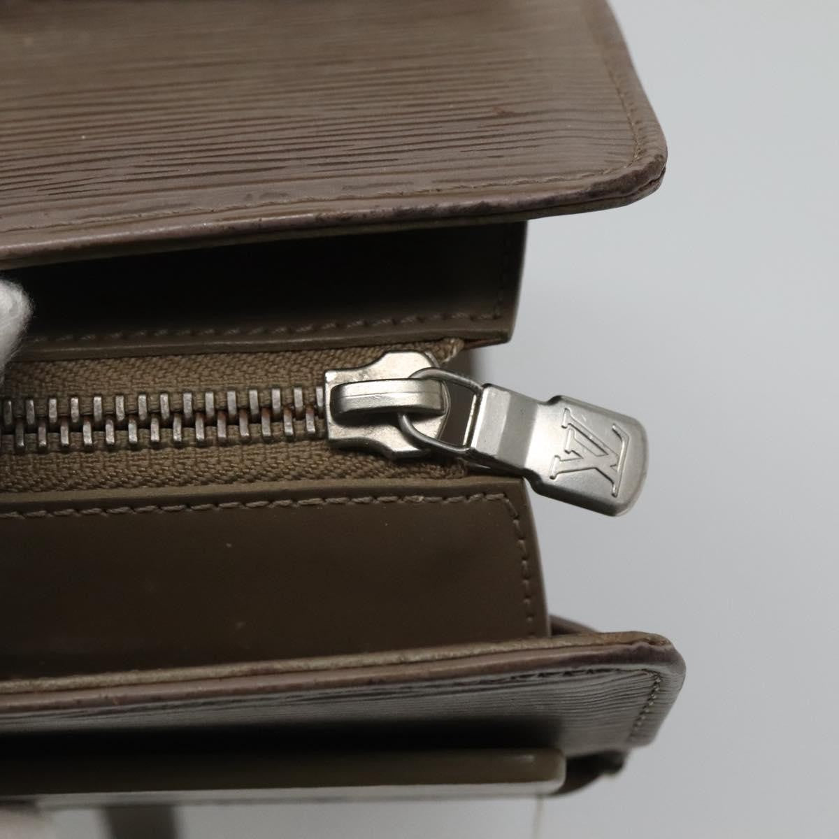 Louis Vuitton Croisette Handbag Epi Leather, PURPLE, LEATHER, Handbag