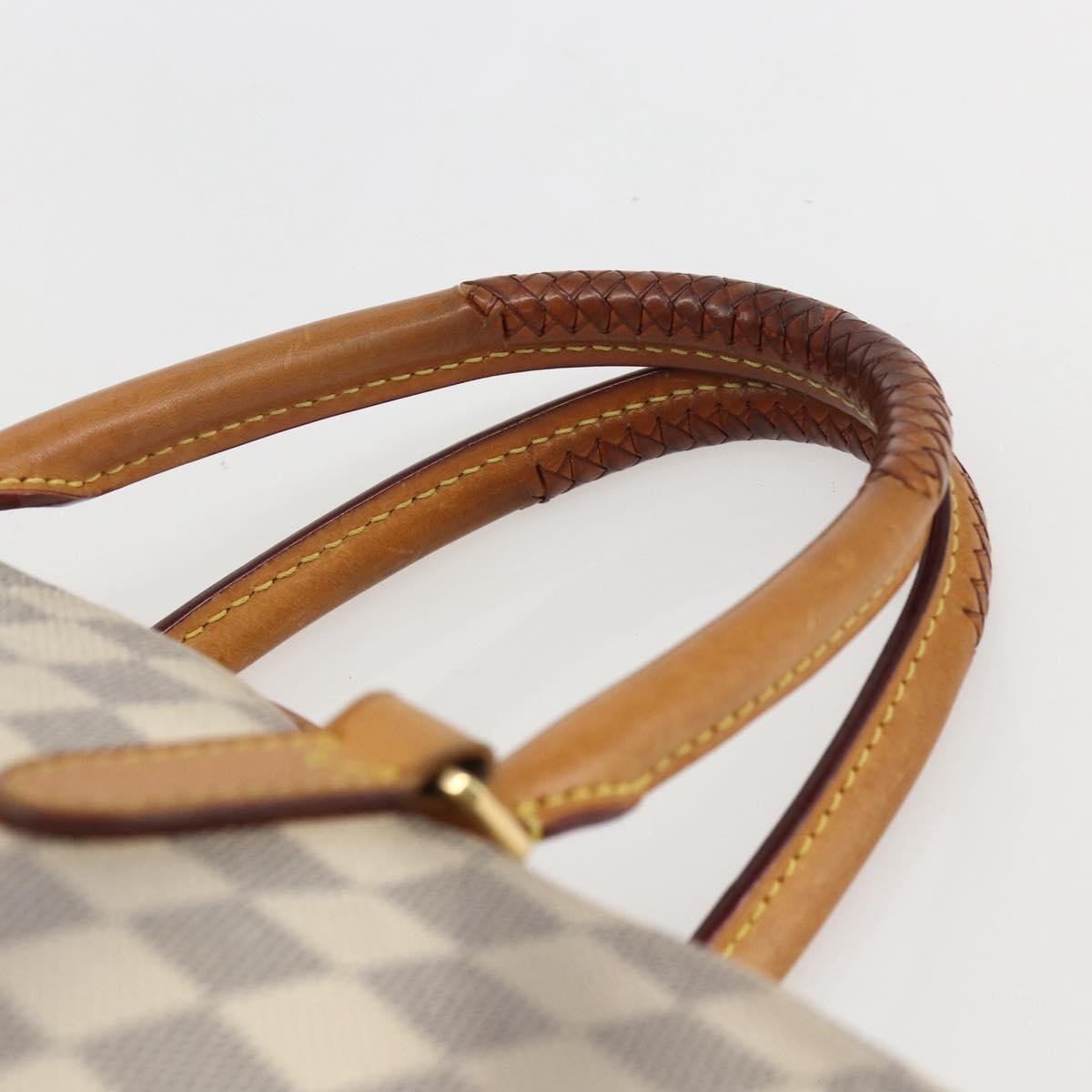 Louis Vuitton Riviera Handbag Damier, WHITE, CANVAS, Handbag