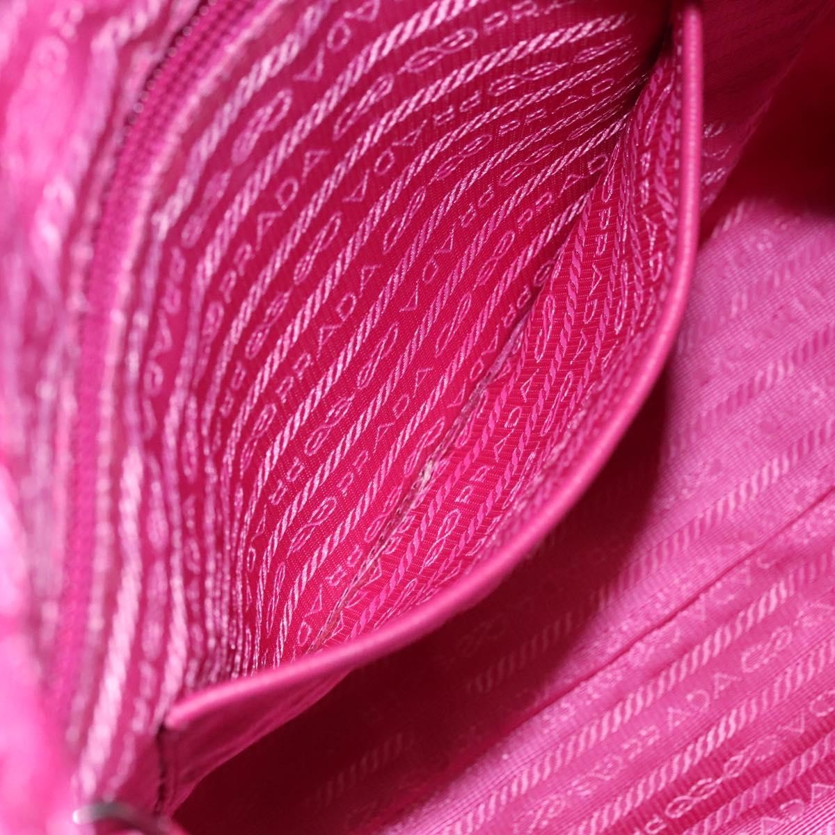 Prada Vela Convertible Tote Tessuto, PINK, NYLON, Tote bag