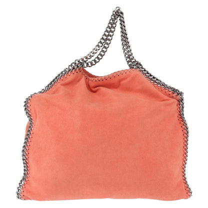 Stella McCartney Falabella Fold Over Crossbody Bag Suede, ORANGE, SUEDE, Crossbody bag