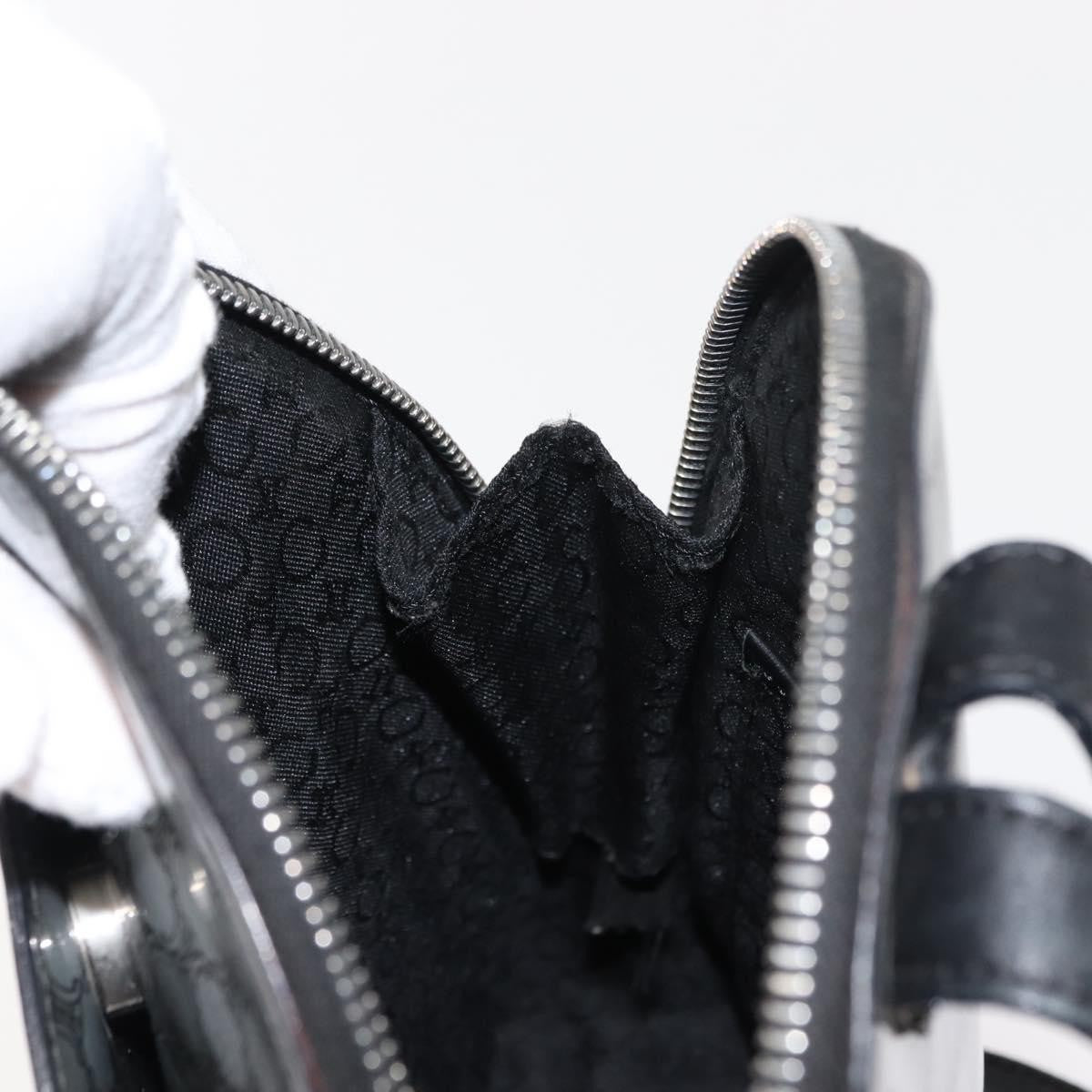 Celine Vintage Macadam Backpack Canvas and Leather, SILVER, PVC, Backpack