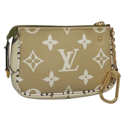 Louis Vuitton Mini pochette accessoire Limited edition Monogram canvas, GREEN, CANVAS, Clutche & pouche