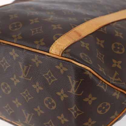 Louis Vuitton Shopping Sac Handbag Monogram Canvas, BROWN, CANVAS, Tote bag