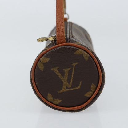 Louis Vuitton Papillon Pochette Monogram Canvas, BROWN, CANVAS, Clutche & pouche