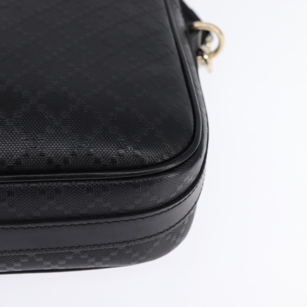 Gucci Diamante bright briefcase Leather, BLACK, LEATHER, Briefcase