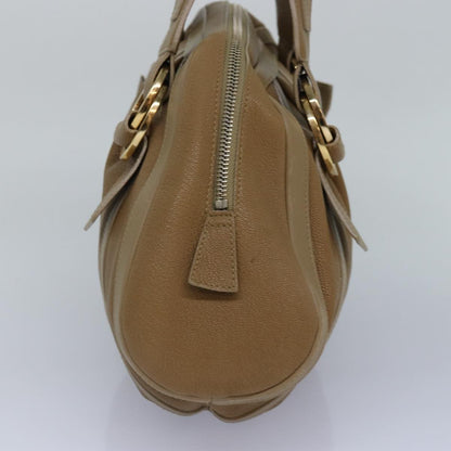 Bvlgari Doppio Handbag Leather, BROWN, LEATHER, Handbag