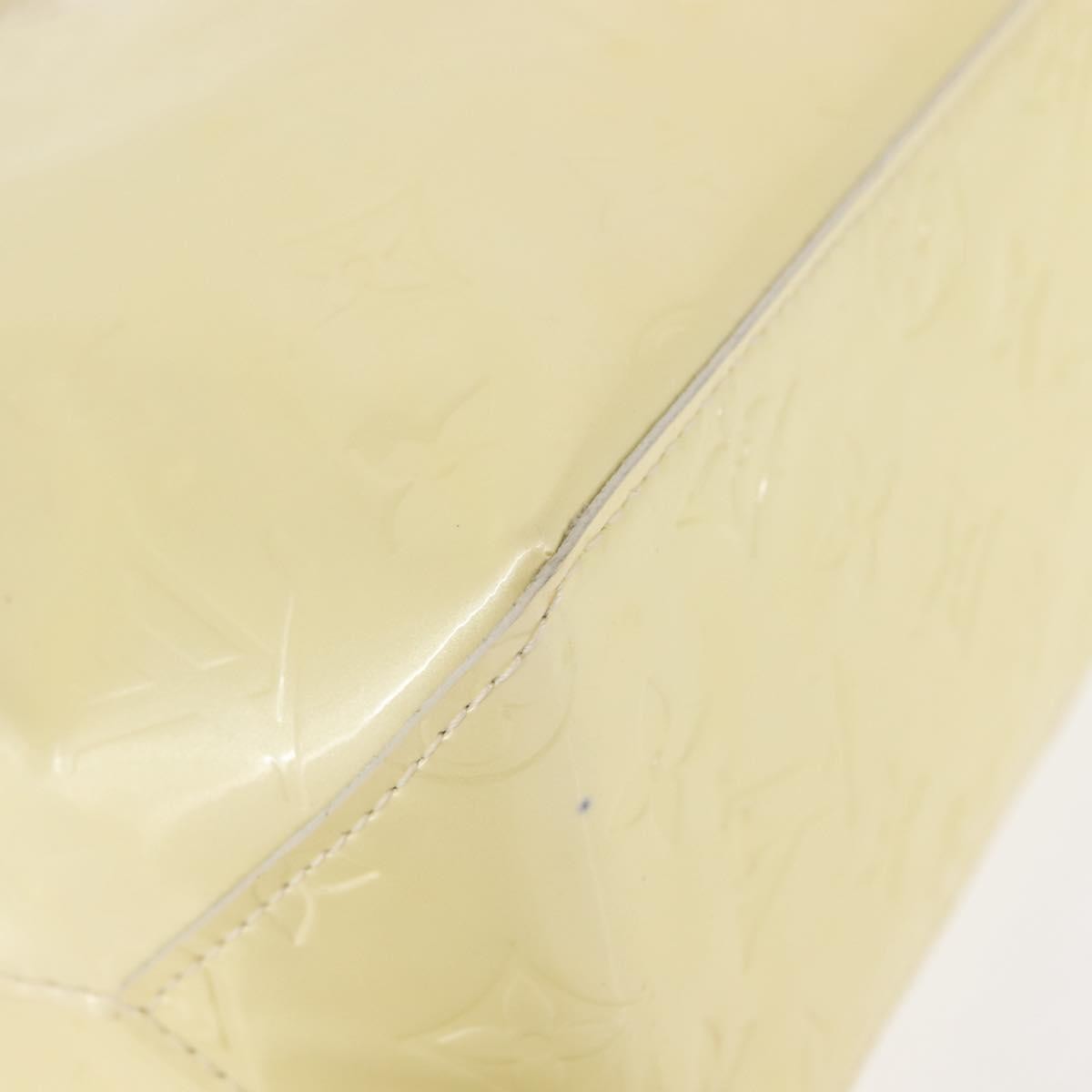 Louis Vuitton Reade Handbag Monogram Vernis, YELLOW, PATENT_LEATHER, Handbag