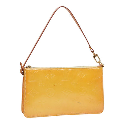 Louis Vuitton Lexington Pochette Monogram Vernis, YELLOW, PATENT_LEATHER, Clutche & pouche