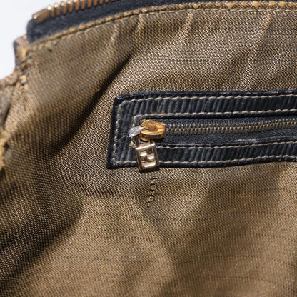 Fendi Zucca Tote bag Canvas, BLACK, CANVAS, Tote bag