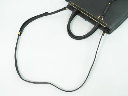 Fendi 2Jours Bag Leather, BLACK, LEATHER, Handbag