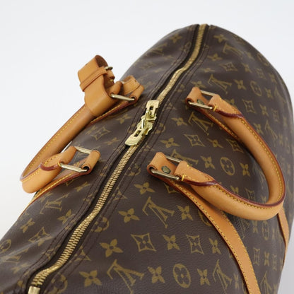 Louis Vuitton Keepall Bag Monogram Canvas, BROWN, CANVAS, Travel bag
