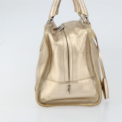 Loewe Amazona Bag Leather, GOLD, LEATHER, Handbag