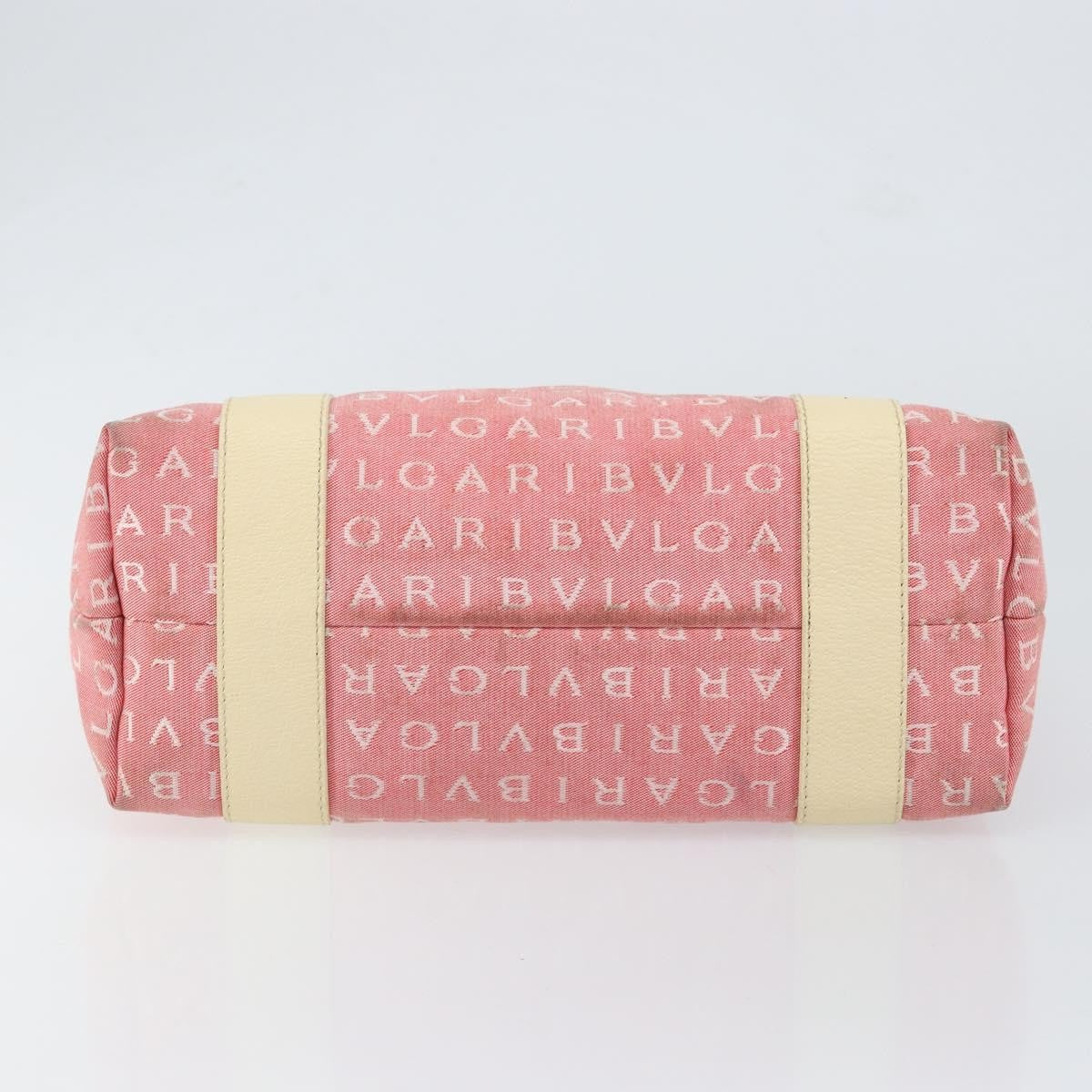 Bvlgari Logomania Handbag Canvas, PINK, CANVAS, Handbag