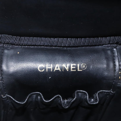 Chanel Vintage Timeless Cosmetic Case Caviar, BLACK, LEATHER, Clutche & pouche