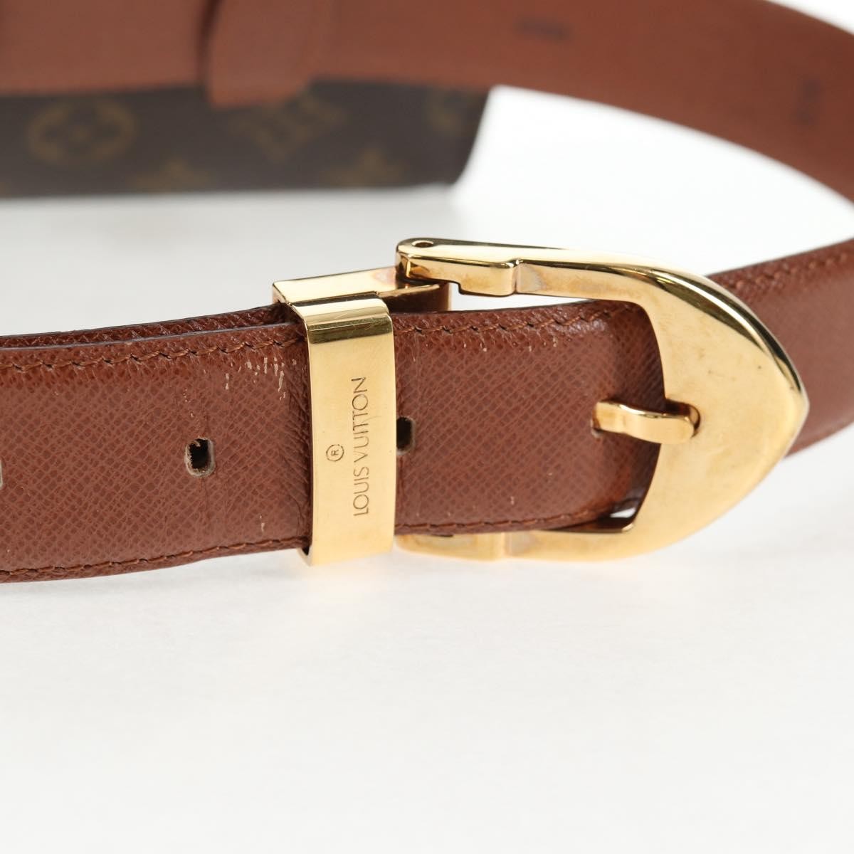 Louis Vuitton Pochette Arche Waist Bag Monogram Canvas, BROWN, CANVAS, Crossbody bag