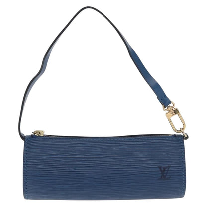 Louis Vuitton Soufflot Pochette Epi Leather, BLUE, LEATHER, Clutche & pouche