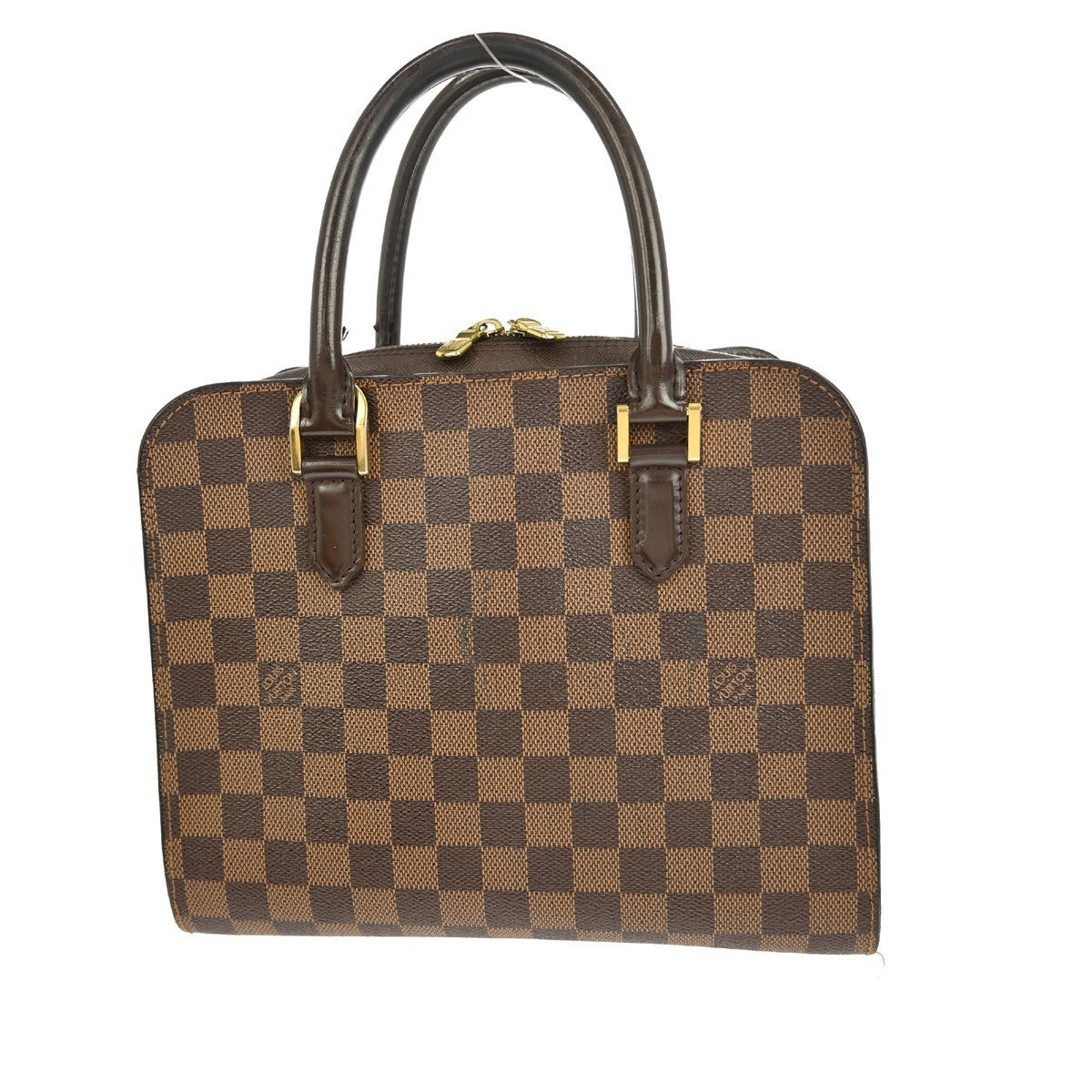 Louis Vuitton Triana Bag Damier, BROWN, CANVAS, Handbag